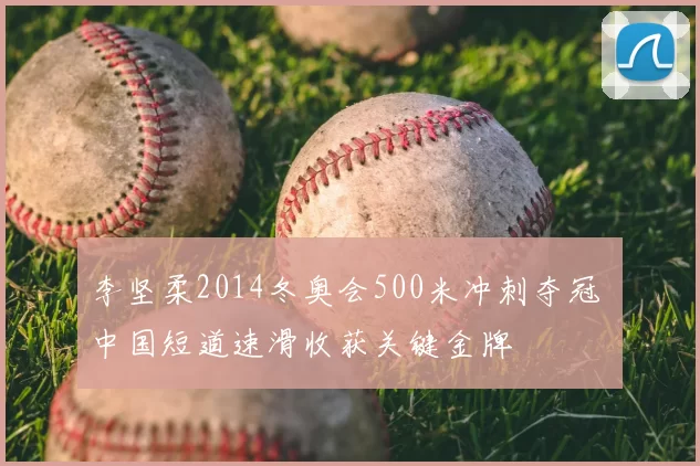李坚柔2014冬奥会500米冲刺夺冠 中国短道速滑收获关键金牌